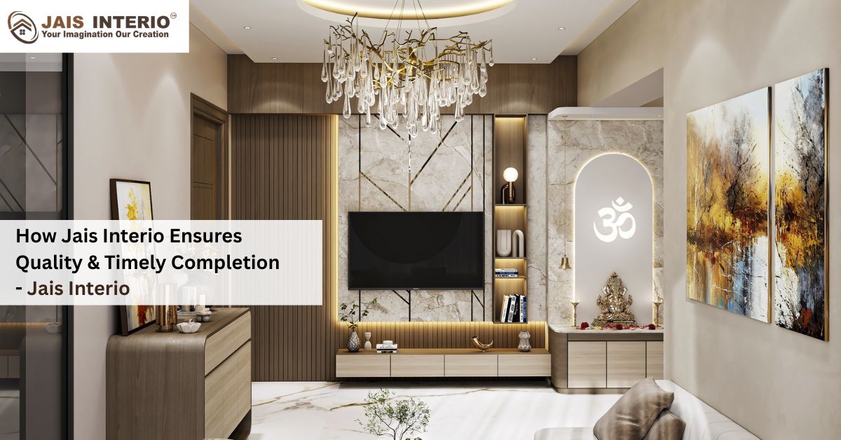 Modern luxury interior designed by Jais Interio with premium finishes