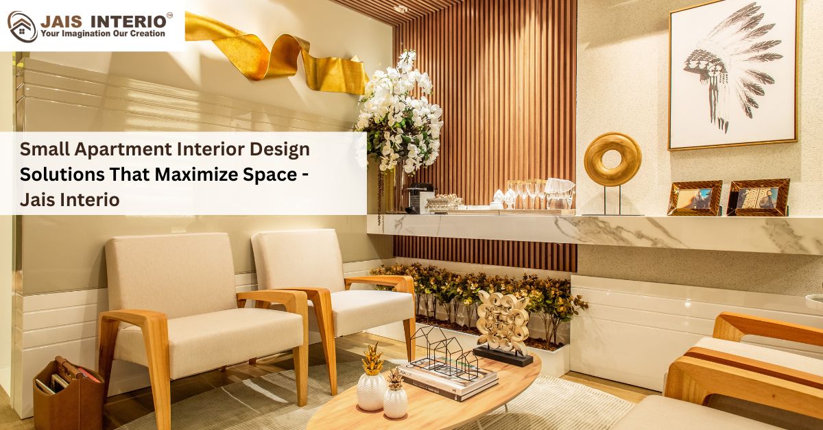 Small apartment interior design solutions by Jais Interio maximizing space